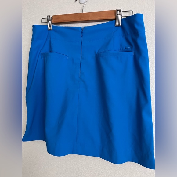 NIKE GOLF Blue Golf Skort Plaid Short golf skirt size 6 - Picture 6 of 13